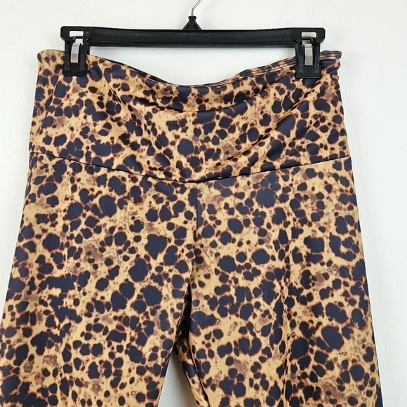 Onzie | NWT | Large| Tortoise Shell High-Rise Ankle Crop Leggings Yoga Pants - Picture 3 of 7